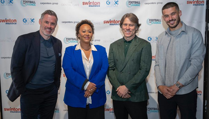 Jamie Carragher, Emeli Sandé, singer and songwriter; John Bishop, comedian and broadcaster and Conor Coady